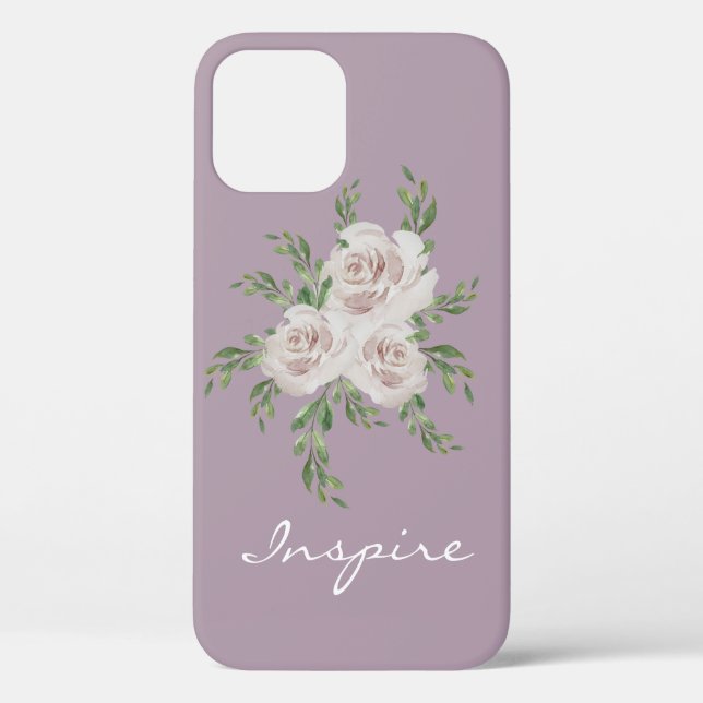 Lavender Inspirierte Romantische Aquarelltypografi Case-Mate iPhone Hülle (Rückseite)