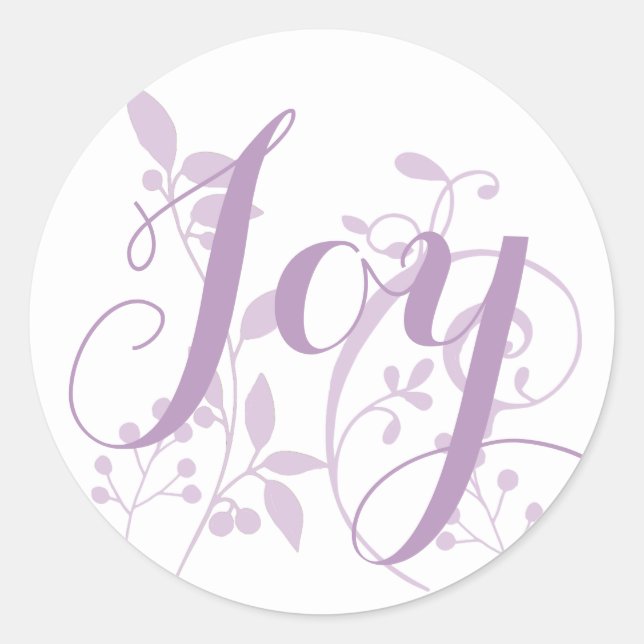 Lavender Joy Stickers (Vorderseite)