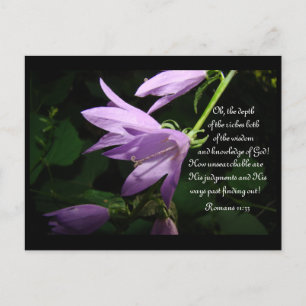 Lavender Lady Bells Postkarte