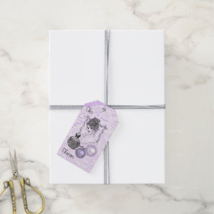 Lavender Lady Parfümerlace & Rhinestones Geschenkt Geschenkanhänger