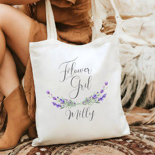 Lavender Laurel Flower Girl Wedding Tragetasche