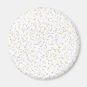 Lavender Lemonade gesprenkelte Punkte Magnet