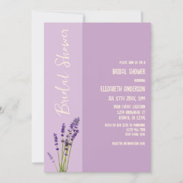 Lavender Liebe Brautparty Einladung