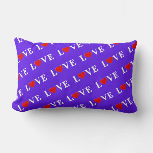 Lavender LIEBE Elegant Stilvoll Lendenkissen