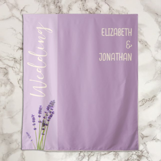 Lavender Liebe Wedding Wandteppich (Von Creator hochgeladen)