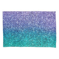 Lavender Lila & Aquamarin Aqua Green Funkelnd Glit