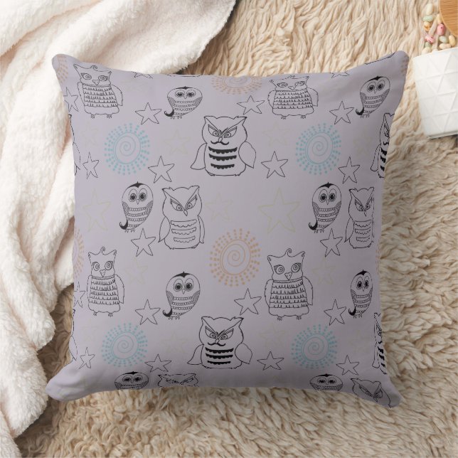 Lavender Lila Nachtschwärmer Kissen (Decke)