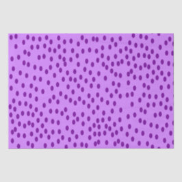 Lavender Lila Polka Dots Seidenpapier