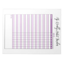 Lavender Lila Weekly Habit Tracker