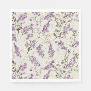 Lavender Lilac Blume Design Serviette