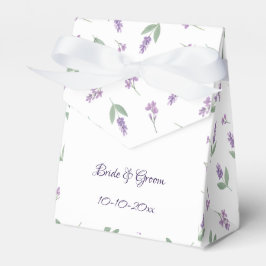 Lavender & Lilac Floral Arch Wedding Favor Boxes Geschenkschachtel