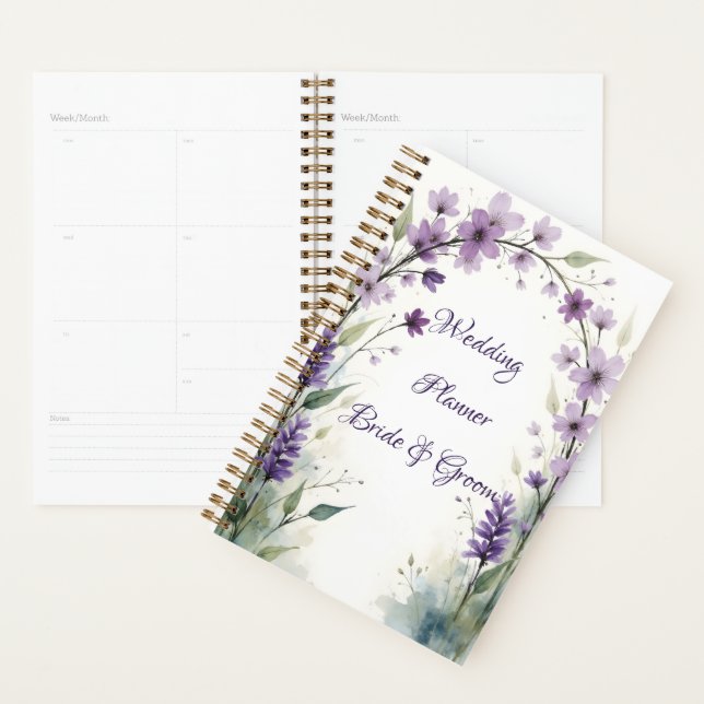 Lavender & Lilac Floral Arch Wedding Planer (Anzeige)