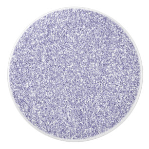 Lavender Lilac Lila Glitzer Keramikknauf
