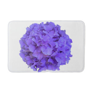 Lavender lilac lila Hydrangeas violette Blumen Badematte