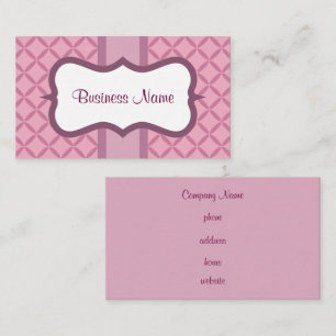 Lavender Lilac Plum Custom Business Cards Visitenkarte