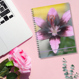 Lavender Lily Spiral Notizblock