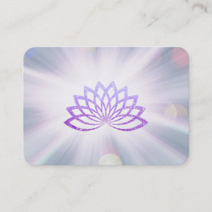 *~* Lavender Lotus Rays Reiki Healing Energy Visitenkarte