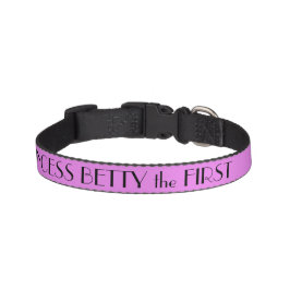 Lavender Magenta Hundehalsband Personalisiert Haustierhalsband