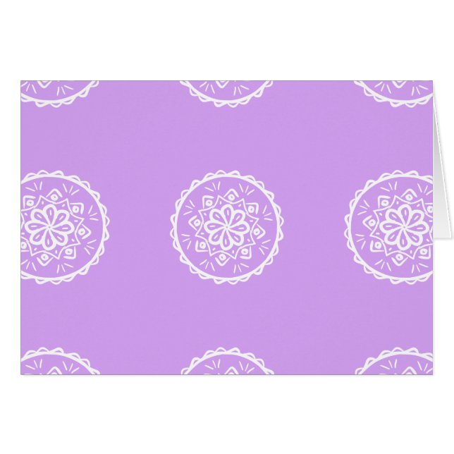 Lavender Mandala (Vorderseite (Horizontal))