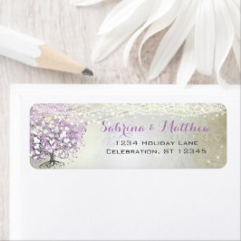 Lavender Märchenleuchten und Stars Hochzeit