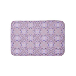 Lavender Mauve Pink Lila Geometrie Abstrakte Kunst Badematte