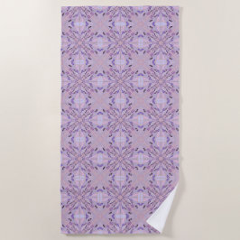 Lavender Mauve Pink Lila Geometrie Abstrakte Kunst Strandtuch