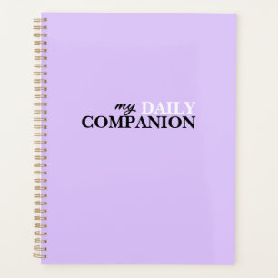 Lavender Minimalistic Daily Planner Planer