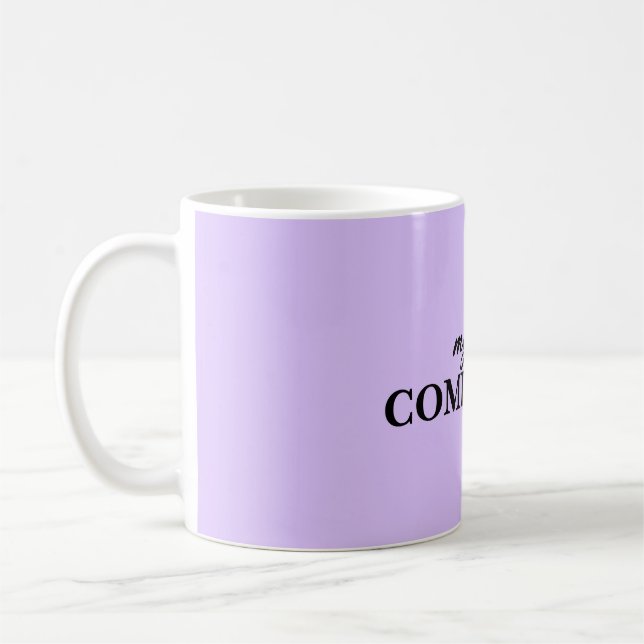 Lavender Minimalistic Kaffeetasse (Links)