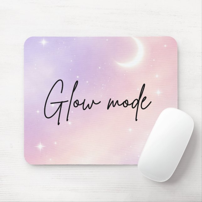 Lavender mist and blush aura AI art  Mousepad (Mit Mouse)