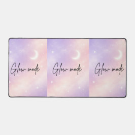 Lavender mist and blush aura AI art  Schreibtischunterlage