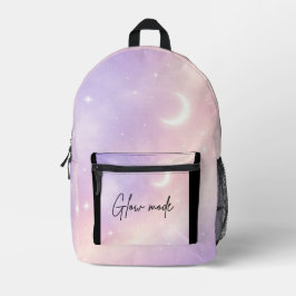 Lavender mist and blush aura AI Print Cut Sew Bag Bedruckter Rucksack