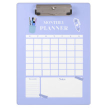 Lavender Monthly Planner Layout Art