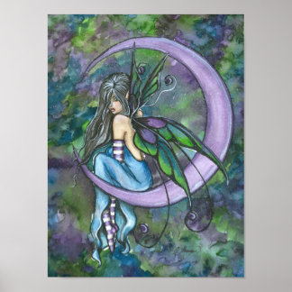 Lavender Moon Poster Print von Ashley Thieszen