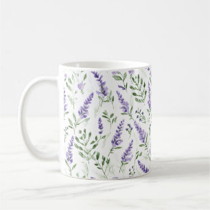 Lavender Natural Pattern Kaffeetasse