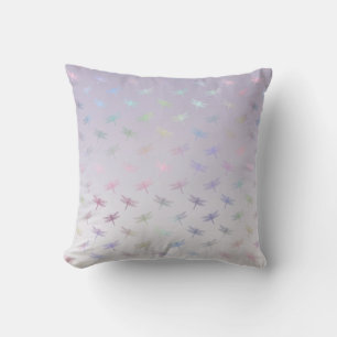 Lavender Ombre Rainbow Dragonflies Kissen