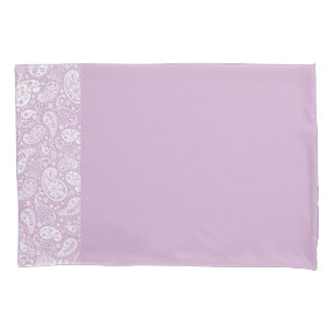 Lavender Paisley Pillowcase Kissenbezug