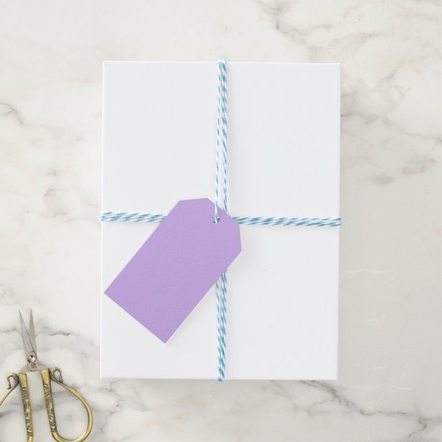 Lavender Pastel Gift Tags Geschenkanhänger (Mit Garn)