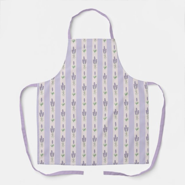 Lavender Pattern Schürze (Vorderseite)