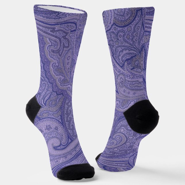 Lavender Pie Lila Socken (Gewinkelt)