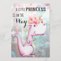 *~* Lavender Pink Dragon Baby Girl Baby Dusche