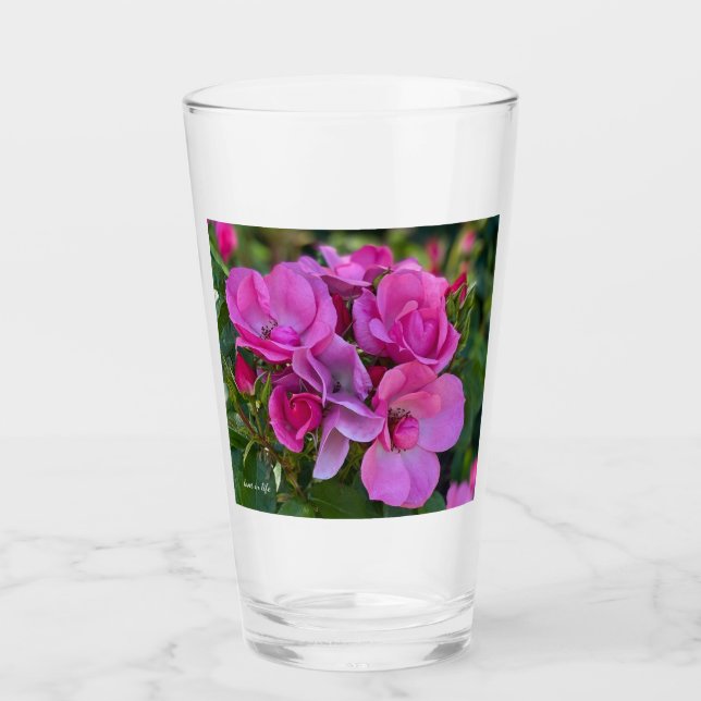 Lavender Pink Rose Glas (Vorderseite)