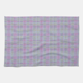 Lavender Plaid Harmony  Geschirrtuch