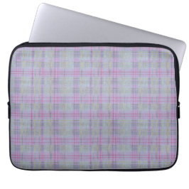 Lavender Plaid Harmony  Laptopschutzhülle
