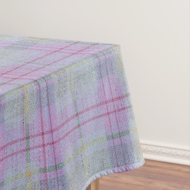 Lavender Plaid Harmony  Tischdecke (Beispiel)