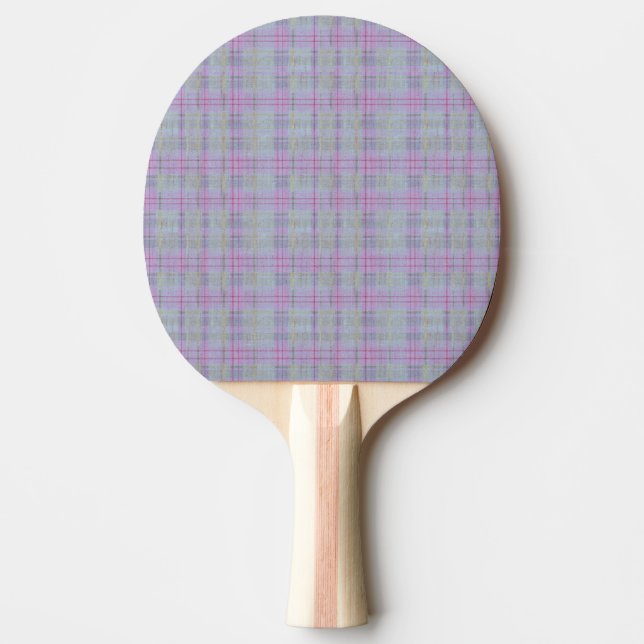 Lavender Plaid Harmony  Tischtennis Schläger (Vorderseite)