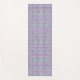 Lavender Plaid Harmony  Yogamatte