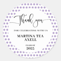 Lavender Polka Dots Abschluss