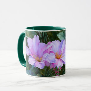 Lavender Purple Flowers Tasse Cup