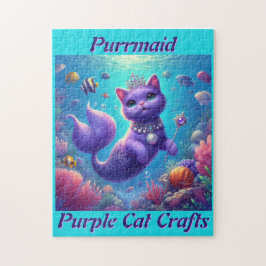 Lavender Purrmaid Puzzle