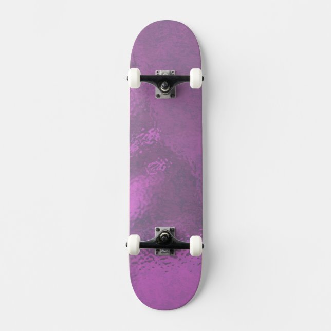 Lavender Ripple Skate Board Deck Skateboard (Vorderseite)